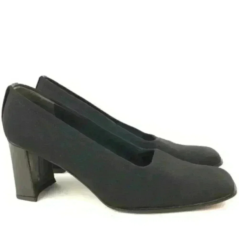 Stuart Weitzman Heels Size 7.5 AA Black Leather